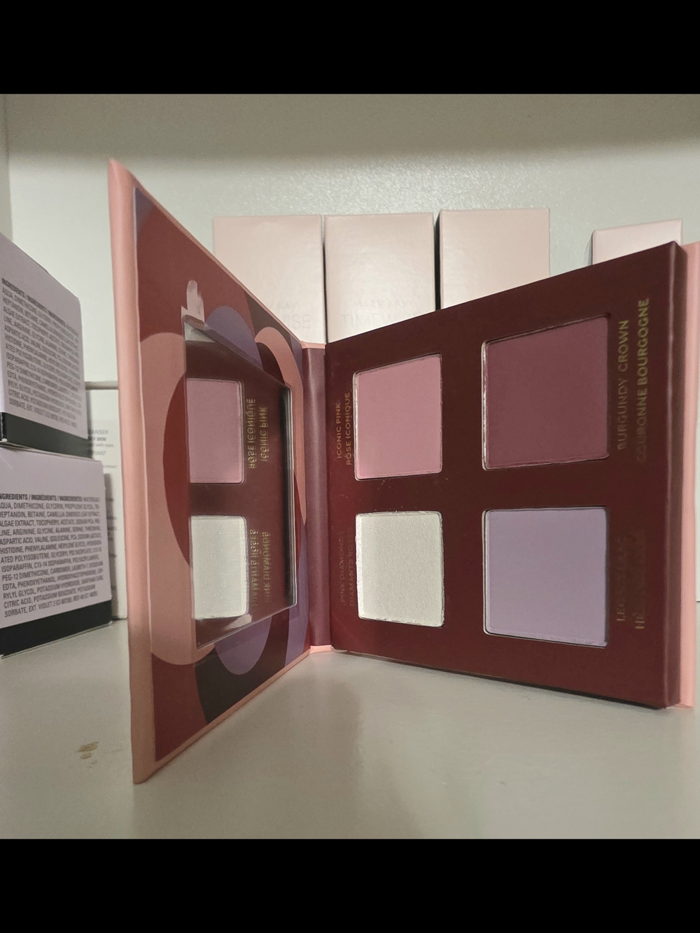 Mary Kay Eyeshadow & Highlight Palette - Pink, Mauve, Lavender, Pearl